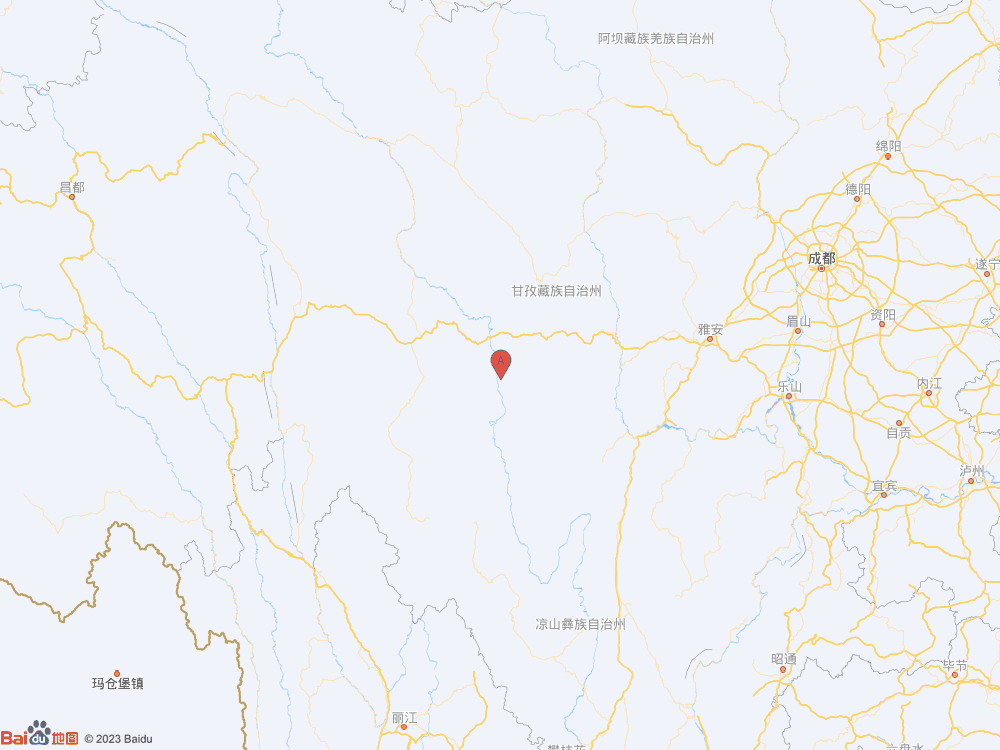 四川甘孜州雅江县发生3.4级地震