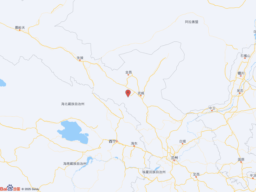 甘肃武威市凉州区（北纬37.93度，东经102.18度）发生3.0级地震